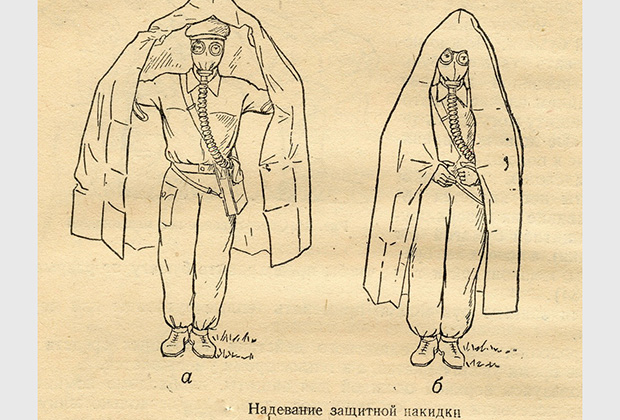 Изображение из учебного пособия по самозащите. СССР, 1951 год