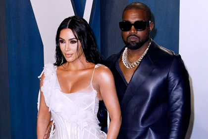 Ким Кардашьян и Канье Уэст       