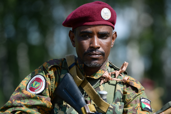 Военнослужащий ВС Судана