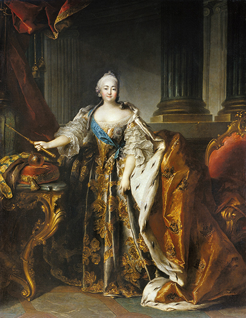 Портрет императрицы Елизаветы Петровны, 1758 год