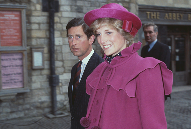 Родители принцев Уильяма и Гарри принцесса Диана и принц Чарльз, 1982 год