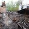Сгоревший после обстрела дом в поселке Шахты 6-7 в Горловке (Архивное фото)