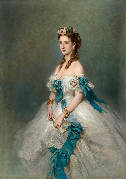Портрет принцессы Уэльской Александры кисти Франца Винтерхальтера, 1864 год