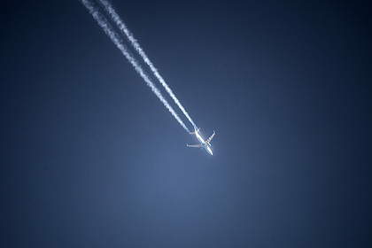 Российский пассажирский самолет столкнулся со стаей птиц