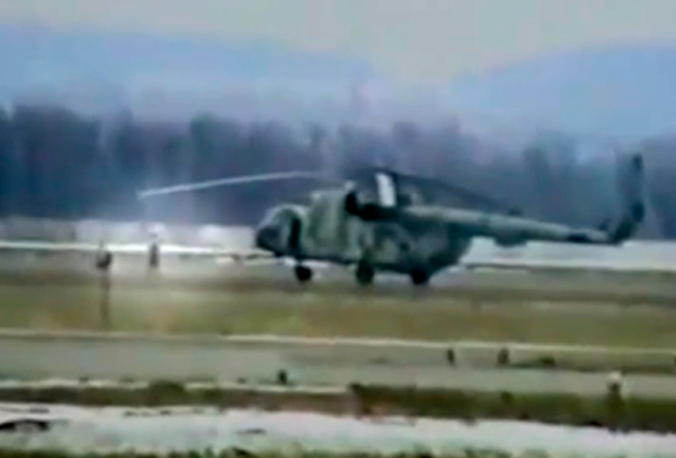 Ми-8 с террористами под руководством Казака