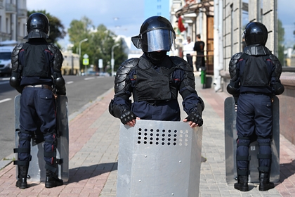 В белорусской милиции рассказали о трудностях работы во время протестов