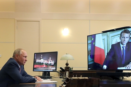 Путин созвонился с Макроном из-за Нагорного Карабаха