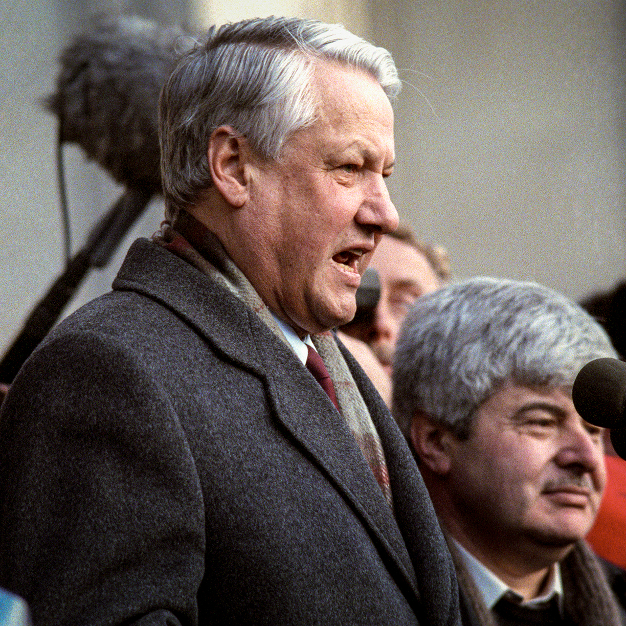 Ельцин на трибуне