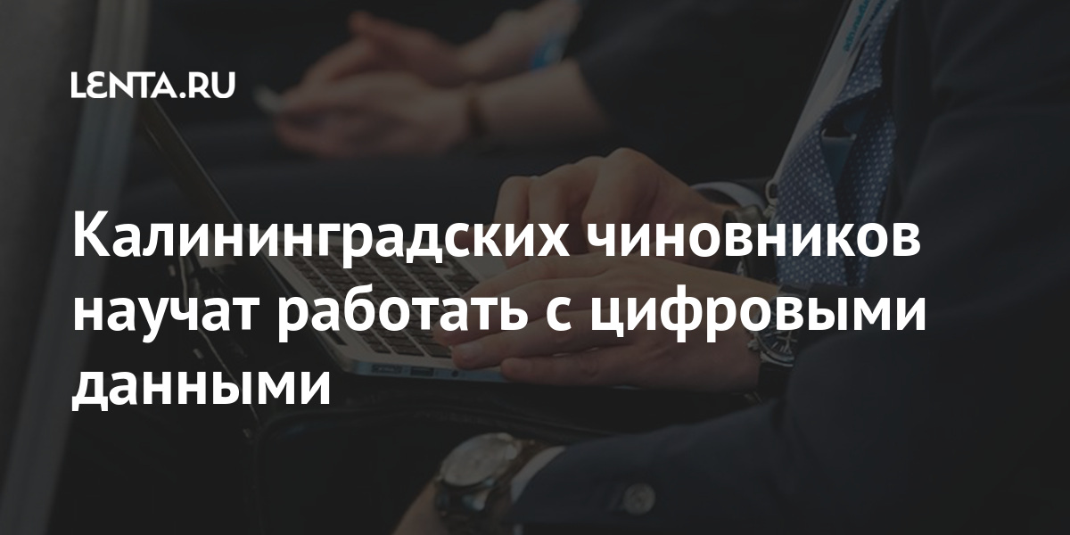 Калининградских чиновников научат работать с цифровыми данными