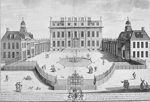 Вид Букингем-Хауса в 1710 году