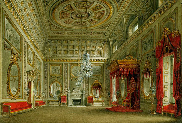 Главный зал Букингемского дворца в 1819 году