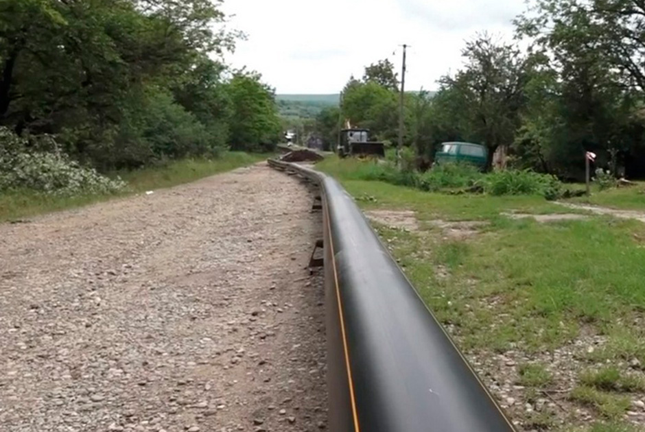 В Лабинском районе завершается строительство 10-ти километрового газопровода