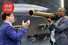 A visitor inspects a Russian RPG-29 rocket launcher during the Russia-Africa Economic Forum exhibition on the sidelines of the Russia-Africa Summit and Economic Forum in the Black Sea resort of Sochi, Russia, October 24, 2019 Sergei Chirikov.  / Pool via REUTERS
