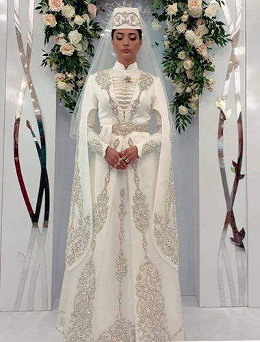 Свадебный наряд Мадины Плиевой