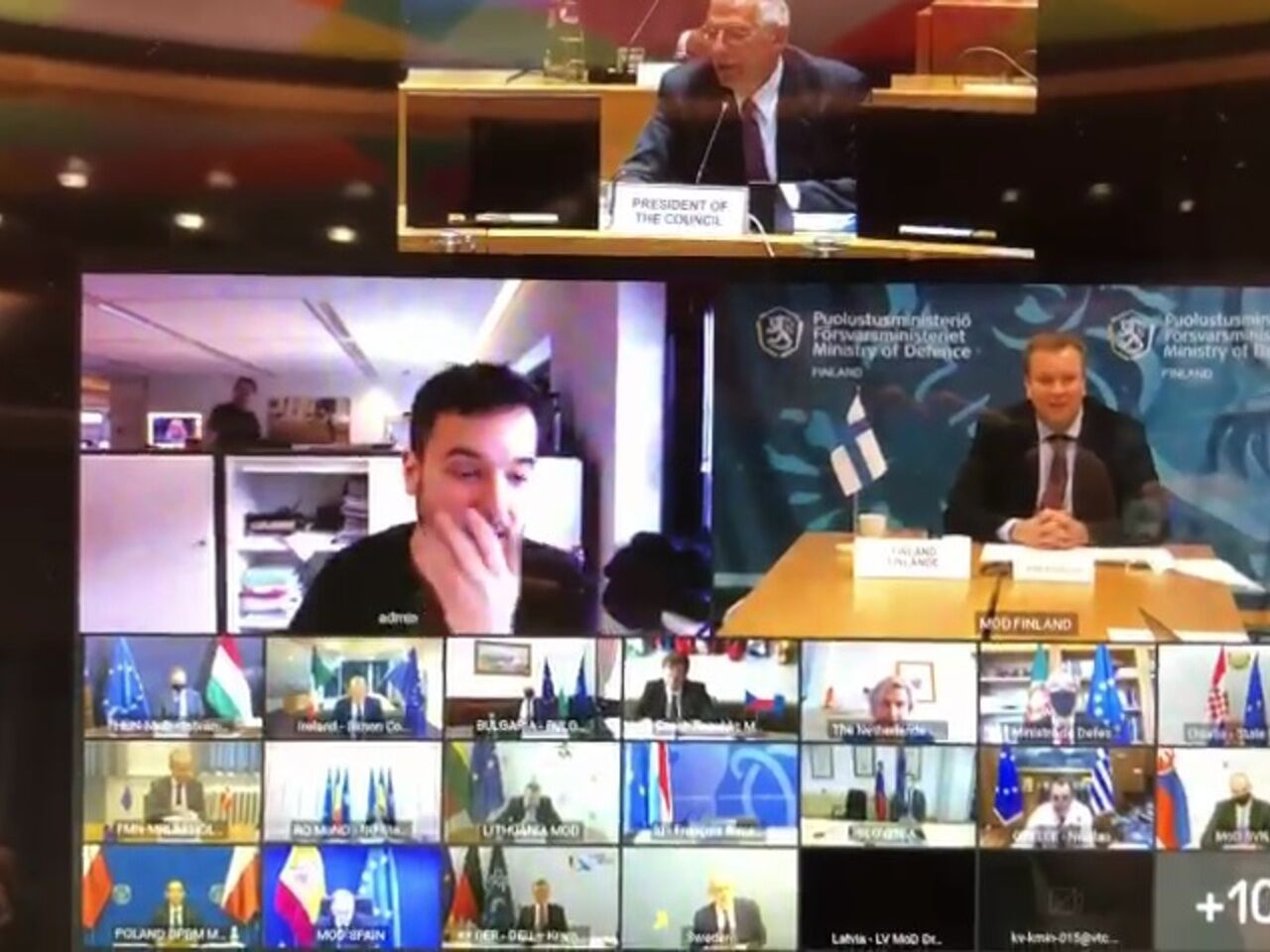 Jurnalist Aİ-nin məxfi videokonferensiyasını dayandırdı