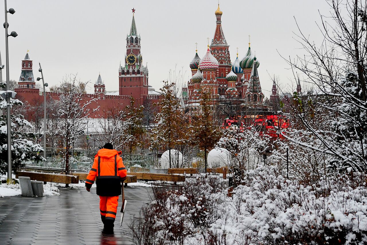Снегопад в Москве 2020