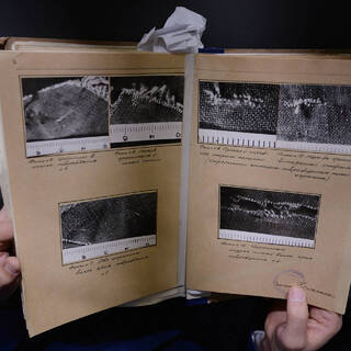 Материалы дела на пресс-конференции, посвященной рассекреченным данным материалов уголовного дела и расследованию гибели группы Игоря Дятлова в 1959 году