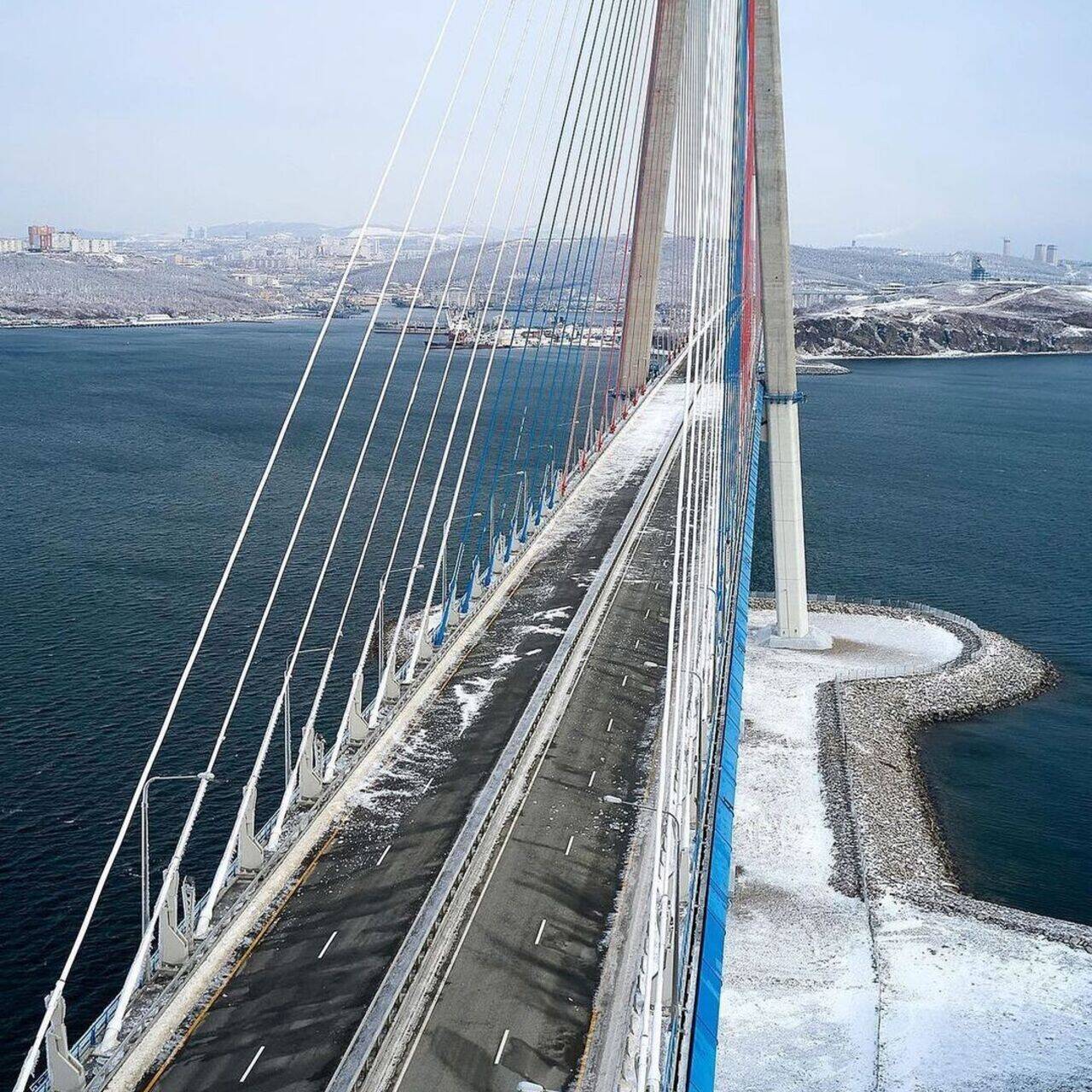 мост русский остров во владивостоке