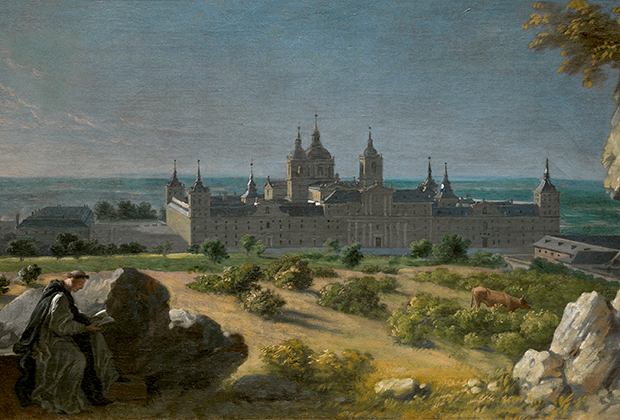 Мишель-Анж Уасс «Вид монастыря Эскориал», 1720-1730 годы