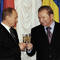 Владимир Путин и Леонид Кучма
