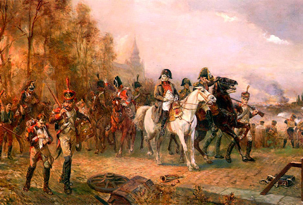 Роберт Александр Хиллингфорд «Наполеон при Бородино»