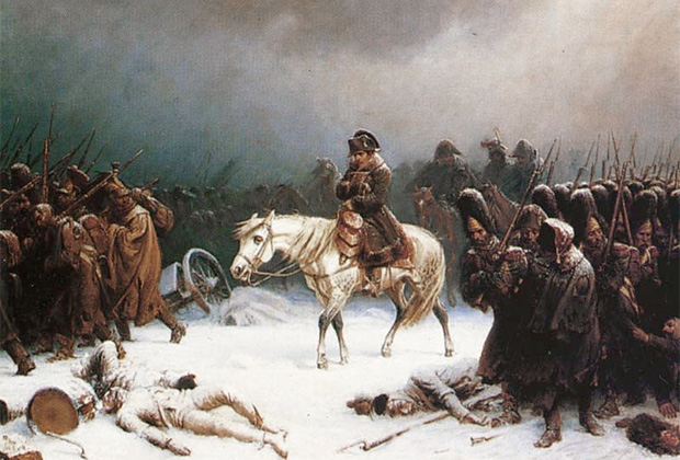 Адольф Нортен «Отступление Наполеона из Москвы»