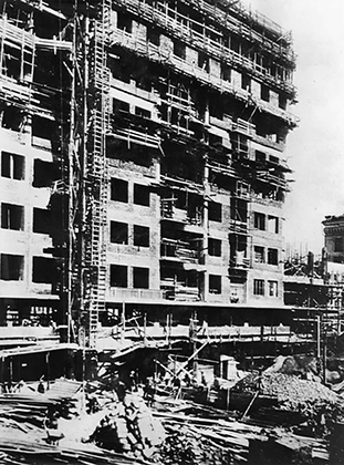 Строительство гостиницы «Москва», 30-е годы