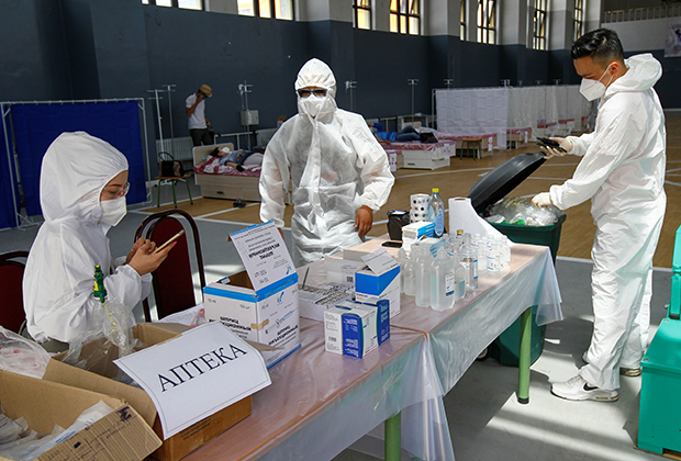 Разгар пандемии, Бишкек, Киргизия