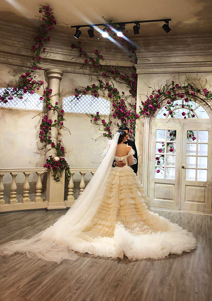 Невеста с женихом на свадьбе в Ташкенте
