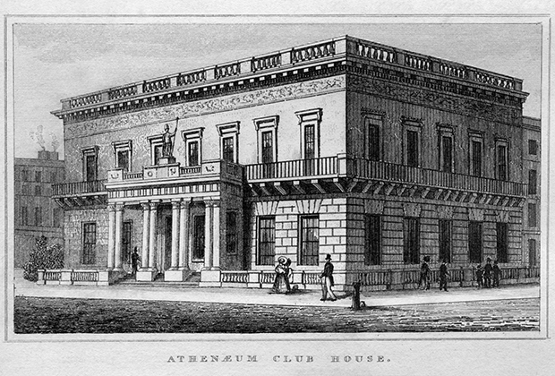 Здание клуба Athenaeum, Лондон, 1835 год