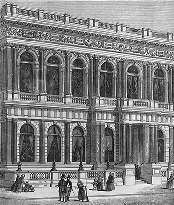 Здание клуба Carlton, Лондон, 1875 год