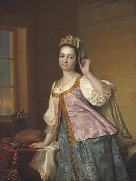Портрет Агафии Дмитриевны (Агаши) Левицкой, 1785 год