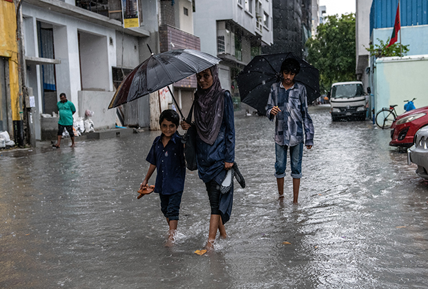 Сезон дождей на Мальдивах