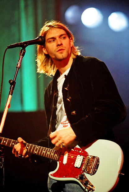 Вокалист и гитарист рок-группы Nirvana Курт Кобейн