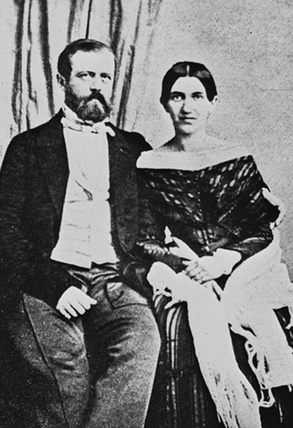 Отто фон Бисмарк и его жена Иоганна, 1849 год