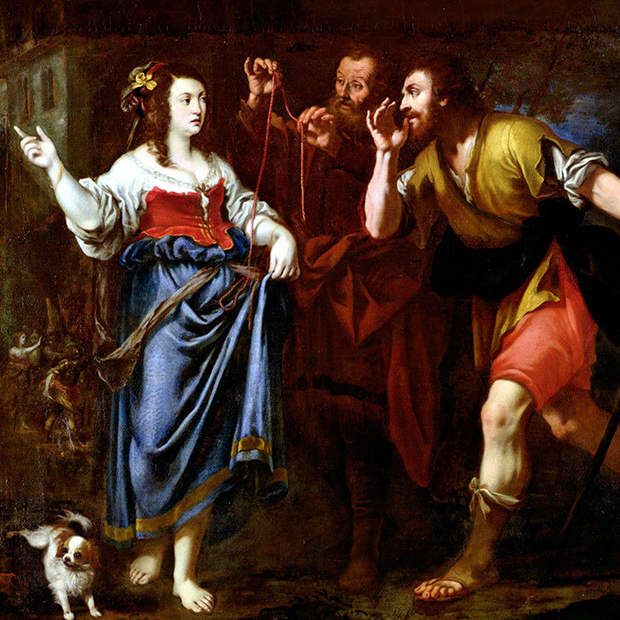 Картина «Раав и посланники Иисуса Навина» XVII века