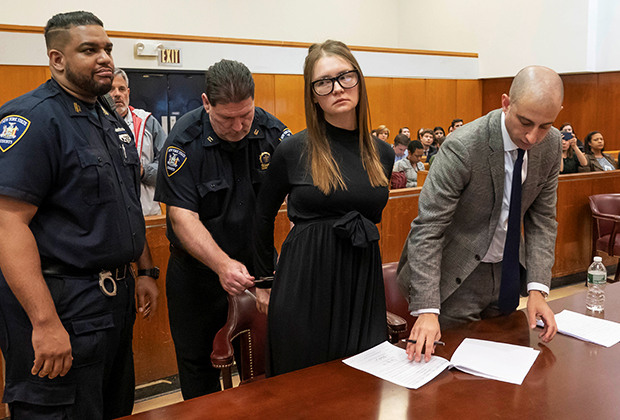 Анна Делви во время судебного разбирательства в мае 2019 года