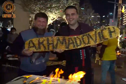 «Турецкий черт» едва не опрокинул поднос на Кадырова