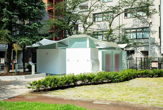 «Задорный» туалет в токийском районе Сибуя от архитектурного бюро Maki and Associates