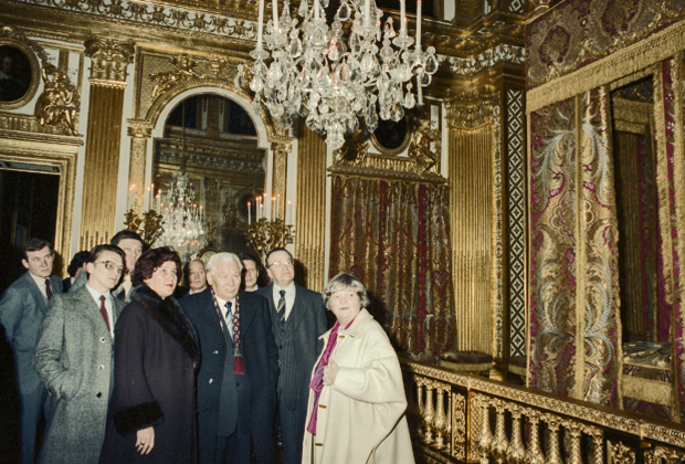 Константин Черненко с делегацией в Версале 