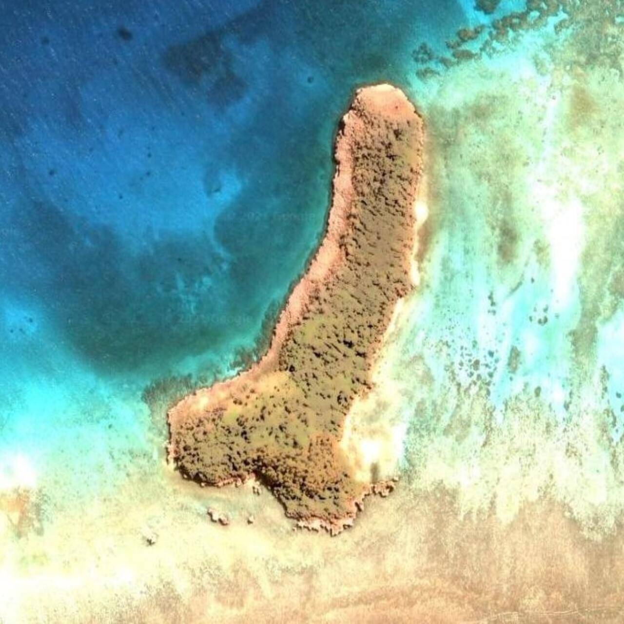 остров в форме члена (119) фото