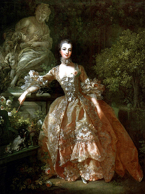 Икона стиля XVIII века фаворитка Людовика XV мадам Помпадур