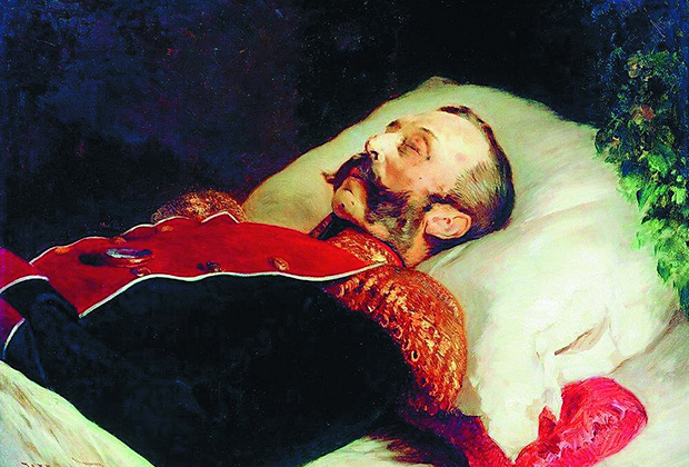 К. Маковский «Император Александр II на смертном одре»