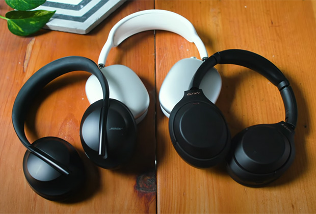 Bose NC700, Apple AirPods Max и Sony WH-1000XM4