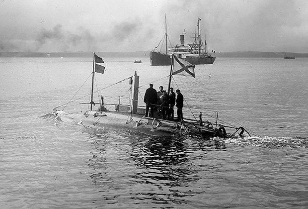 «Дельфин» на испытаниях. 1904 год