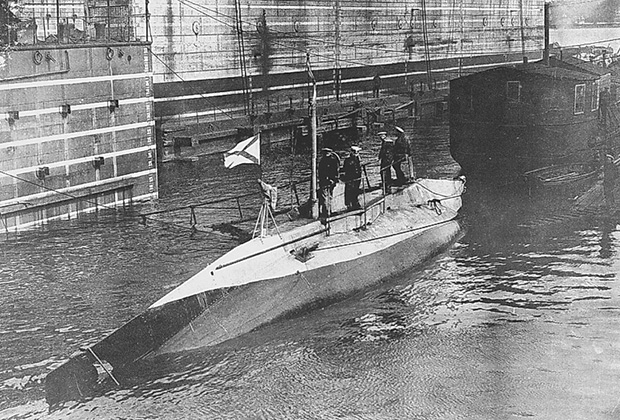Подводная лодка «Макрель» (тип «Касатка»). 1904 год