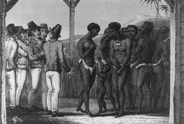 Продажа чернокожих рабов