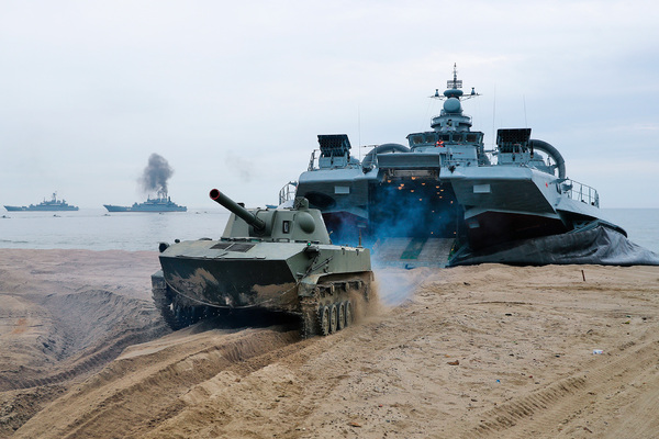 Учения Балтийского флота в Калининградской области
