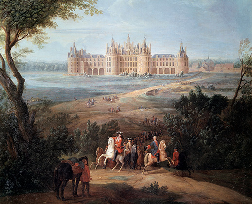 Вид на замок Шамбор, картина Пьера-Дени Мартена