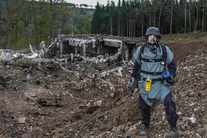 Последствия взрывов складов боеприпасов в Врбетице